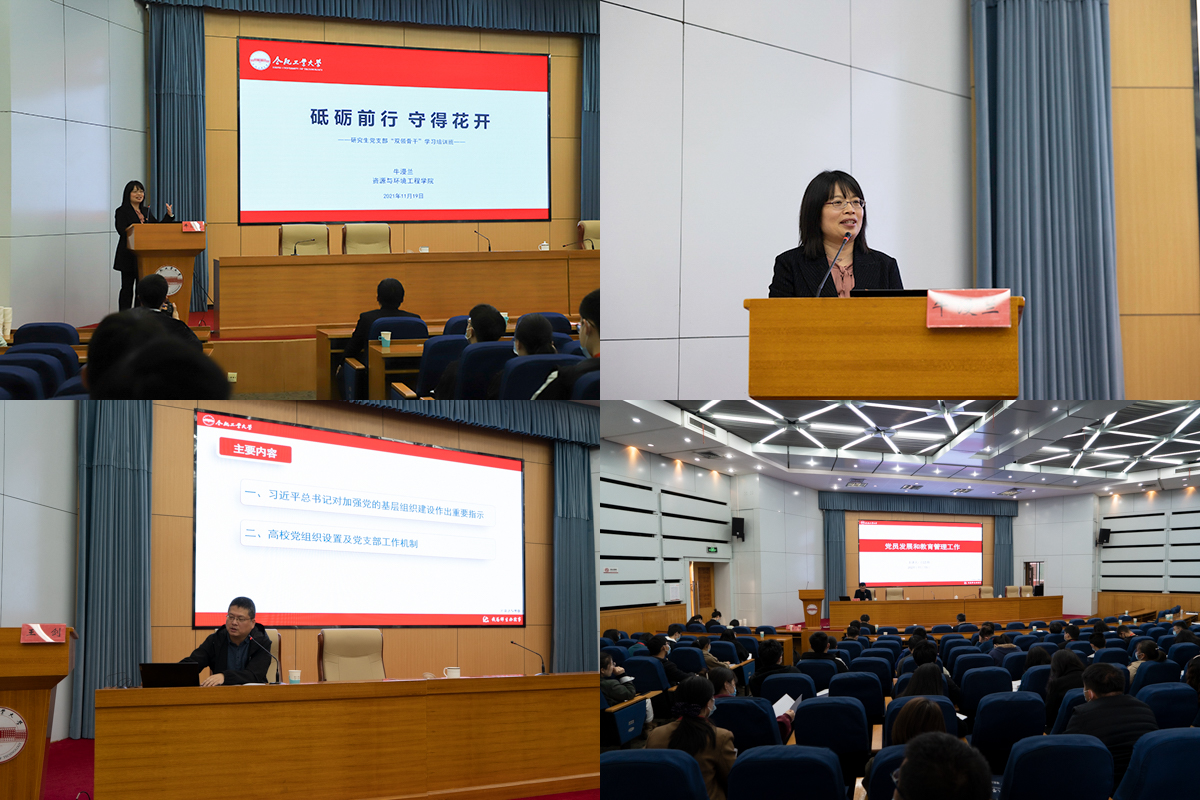 合肥工業大學2021年研究生黨支部&ldquo;雙領骨干&rdquo;培訓班專題輔導開講